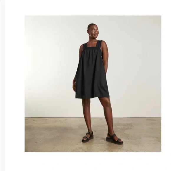 Everlane | Dresses | Everlane Smocked Linen Dress | Poshmark Everlane | Dresses | Everlane Smocked Linen Dress | Poshmark